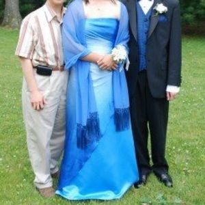Beautiful Blue Prom Dress